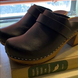 Black Sanita Clogs